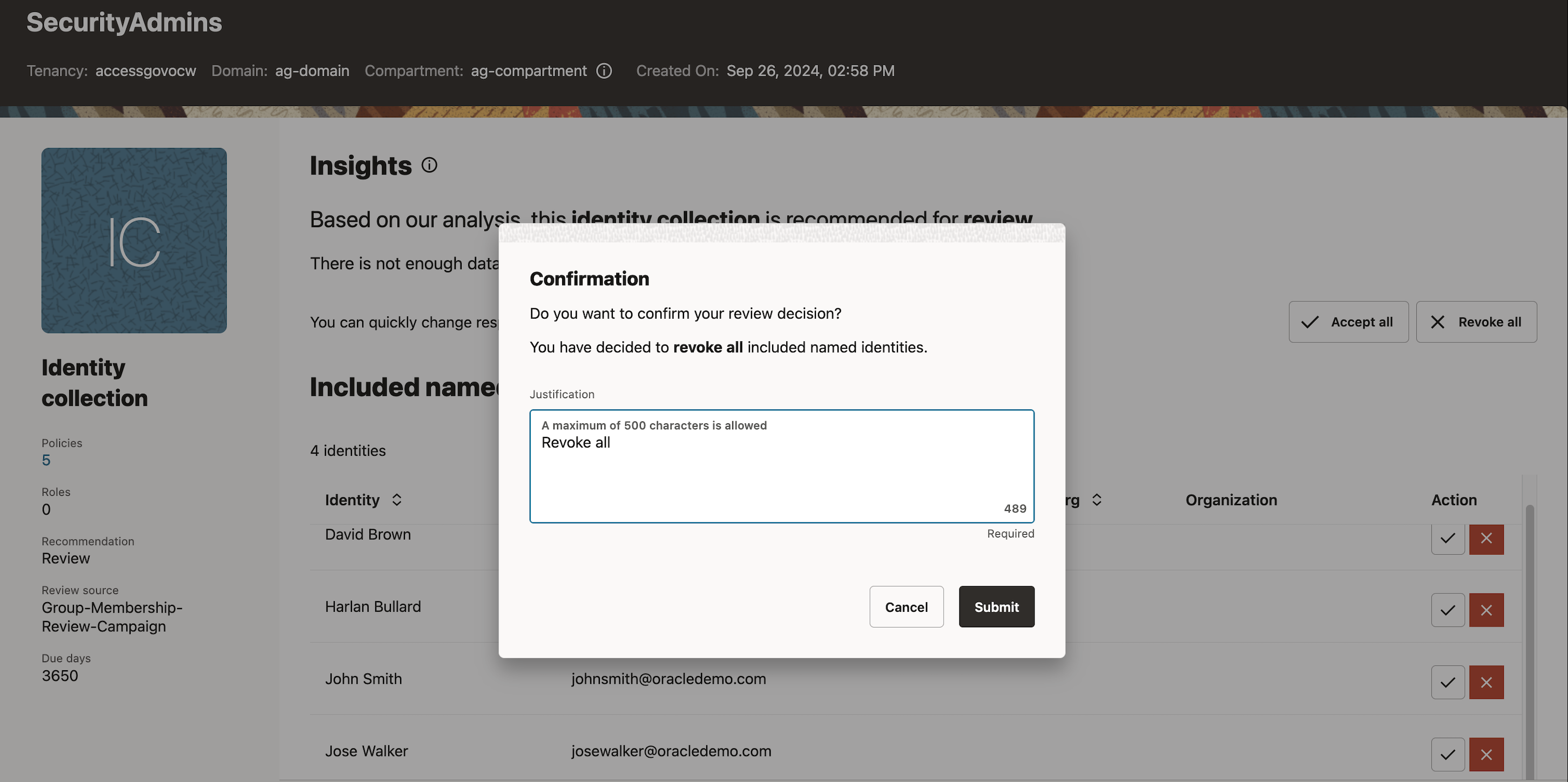 Access Governance-Homepage