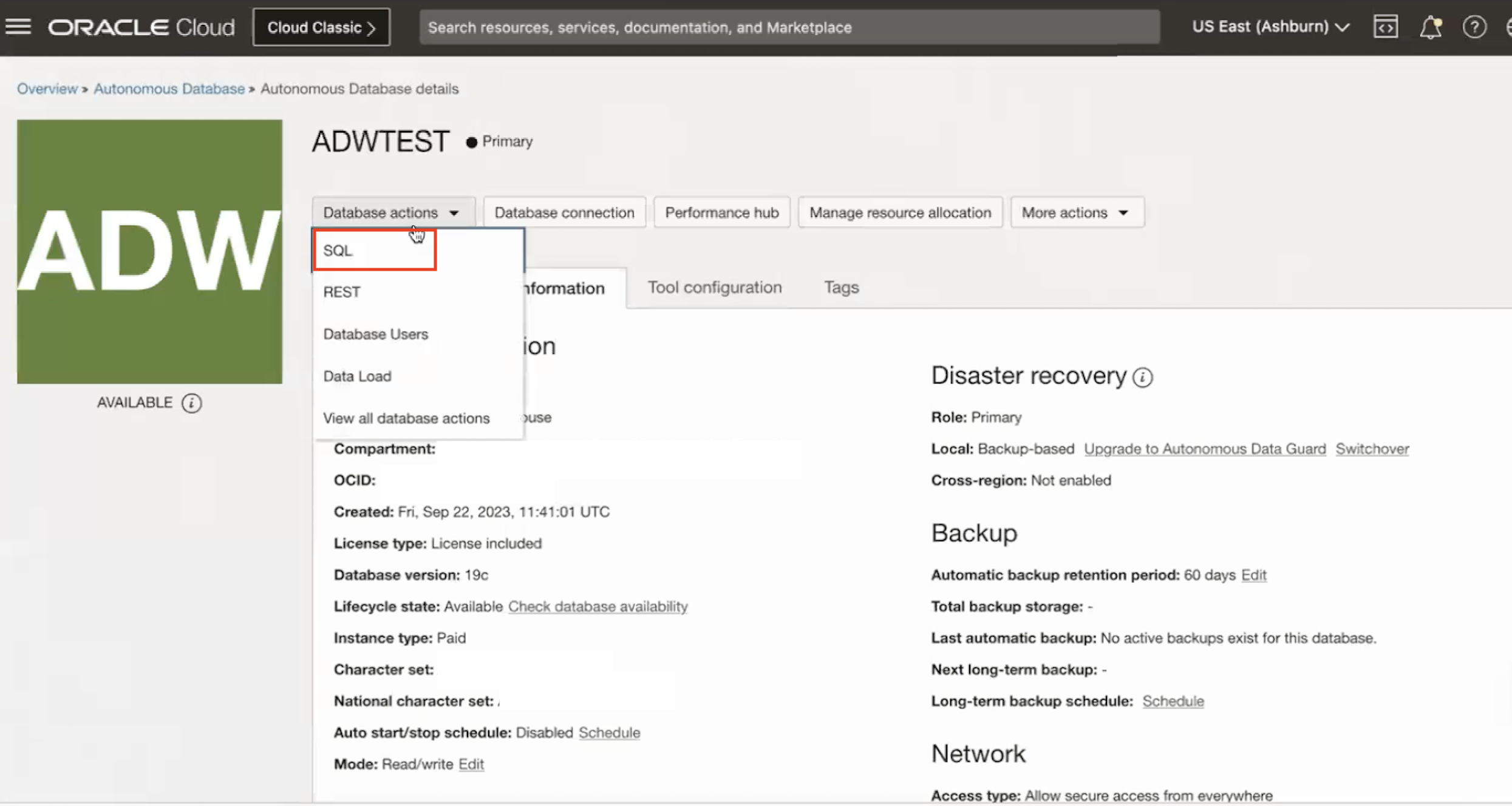 Autonomous Database