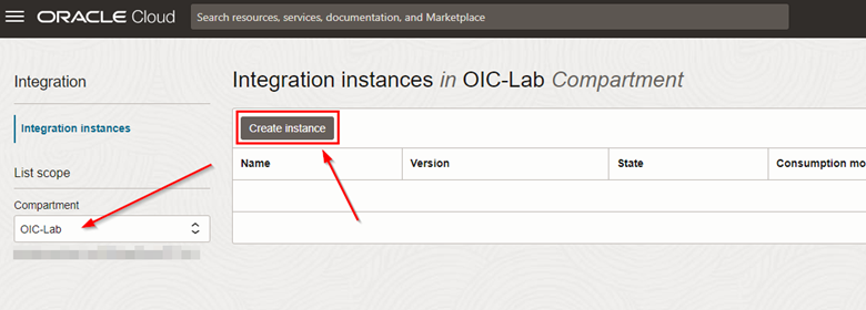 Compartment auswählen