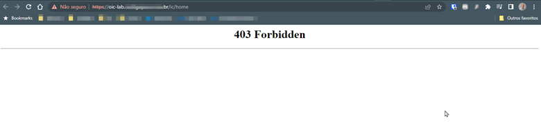 403 Unzulässige Nachricht