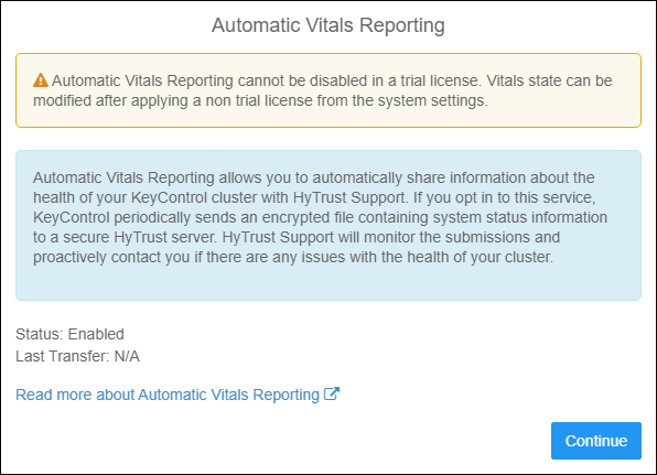 VITALS-REPORTING