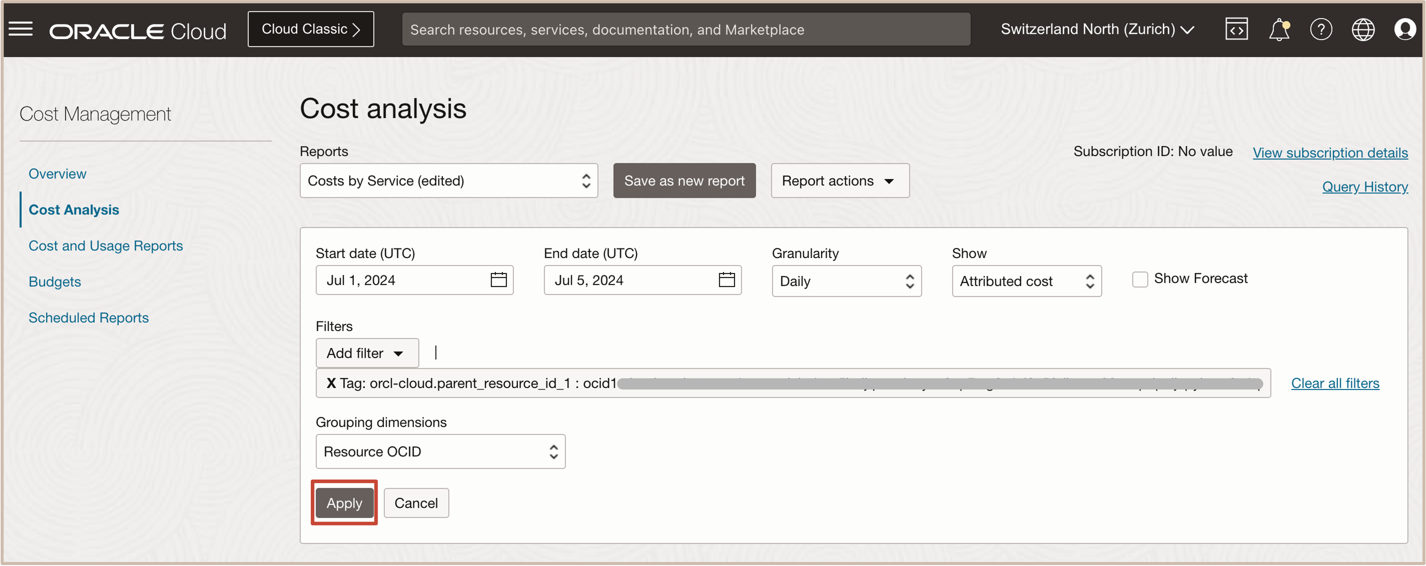 Bild mit "Anwenden" Bild mit "Anwenden"