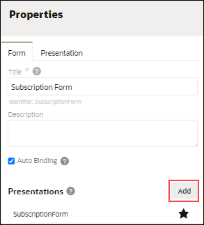 Darstellung erstellen