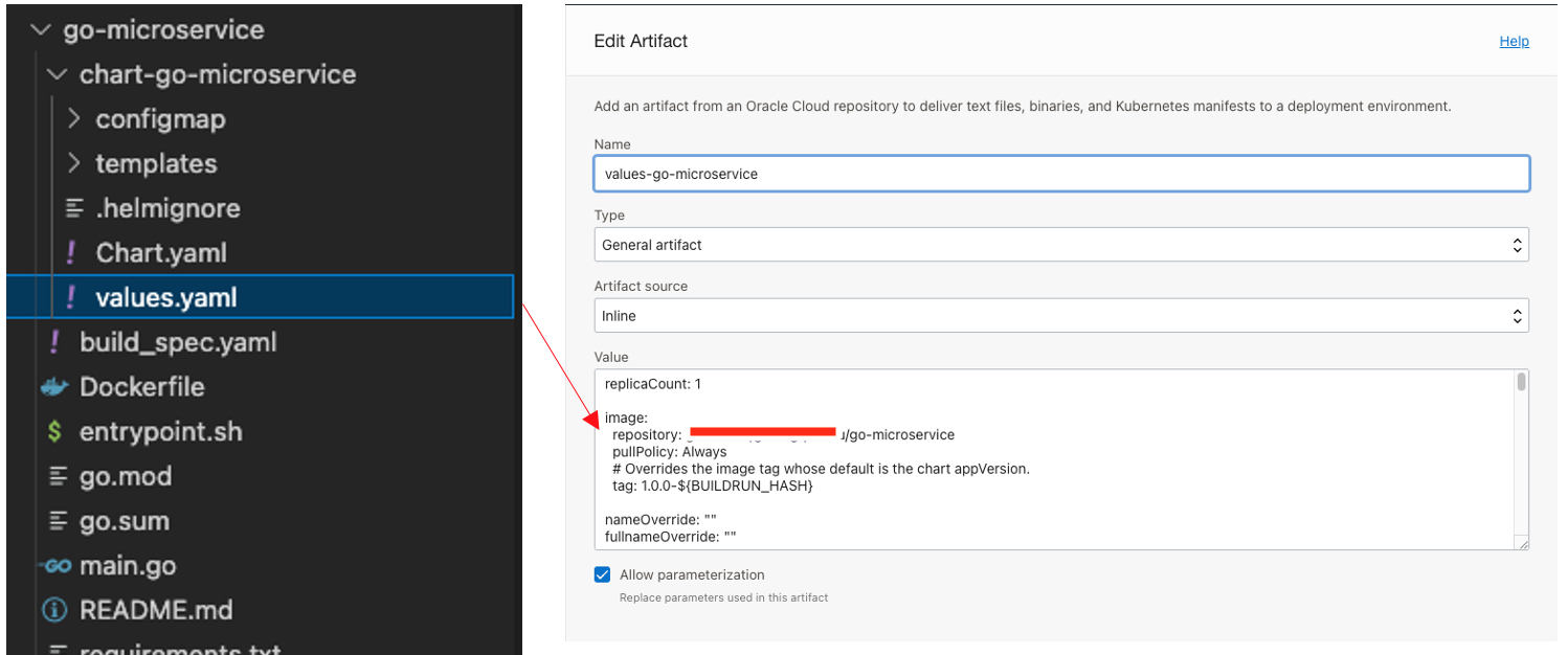 Erstellen Sie OCI DevOpsPipelines, um die GolangMicroservices zu