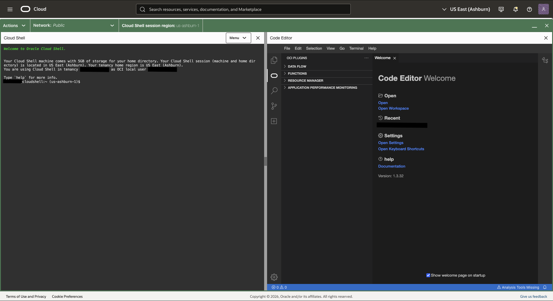 Code Editor stacked view