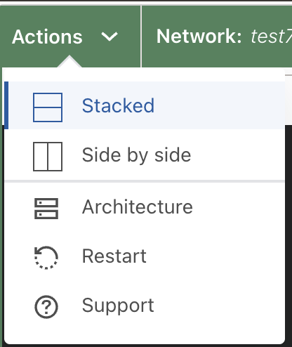 Code Editor view menu