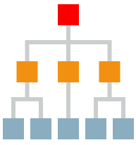 icon representing volume groups