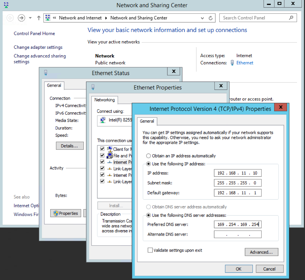 This image shows the series of dialog boxes you'll encounter.
