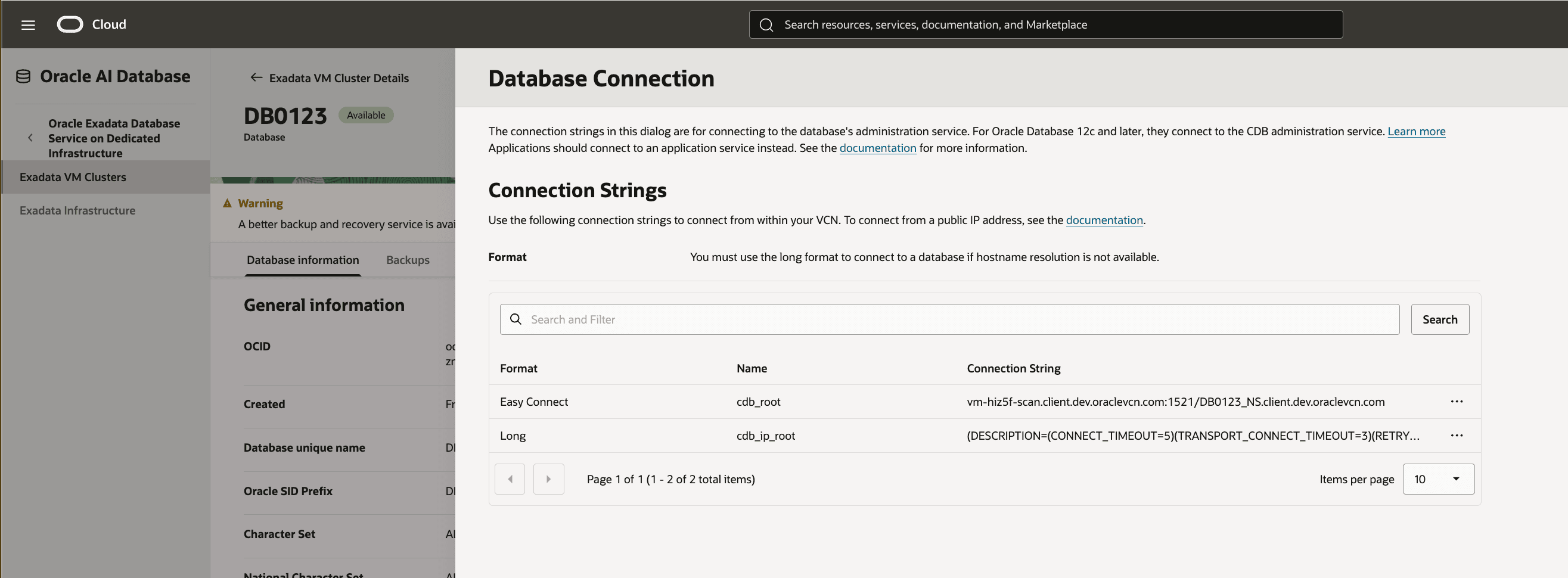 This screenshot shows how to navigate to Database Connection. This screenshot shows how to navigate to Database Connection.