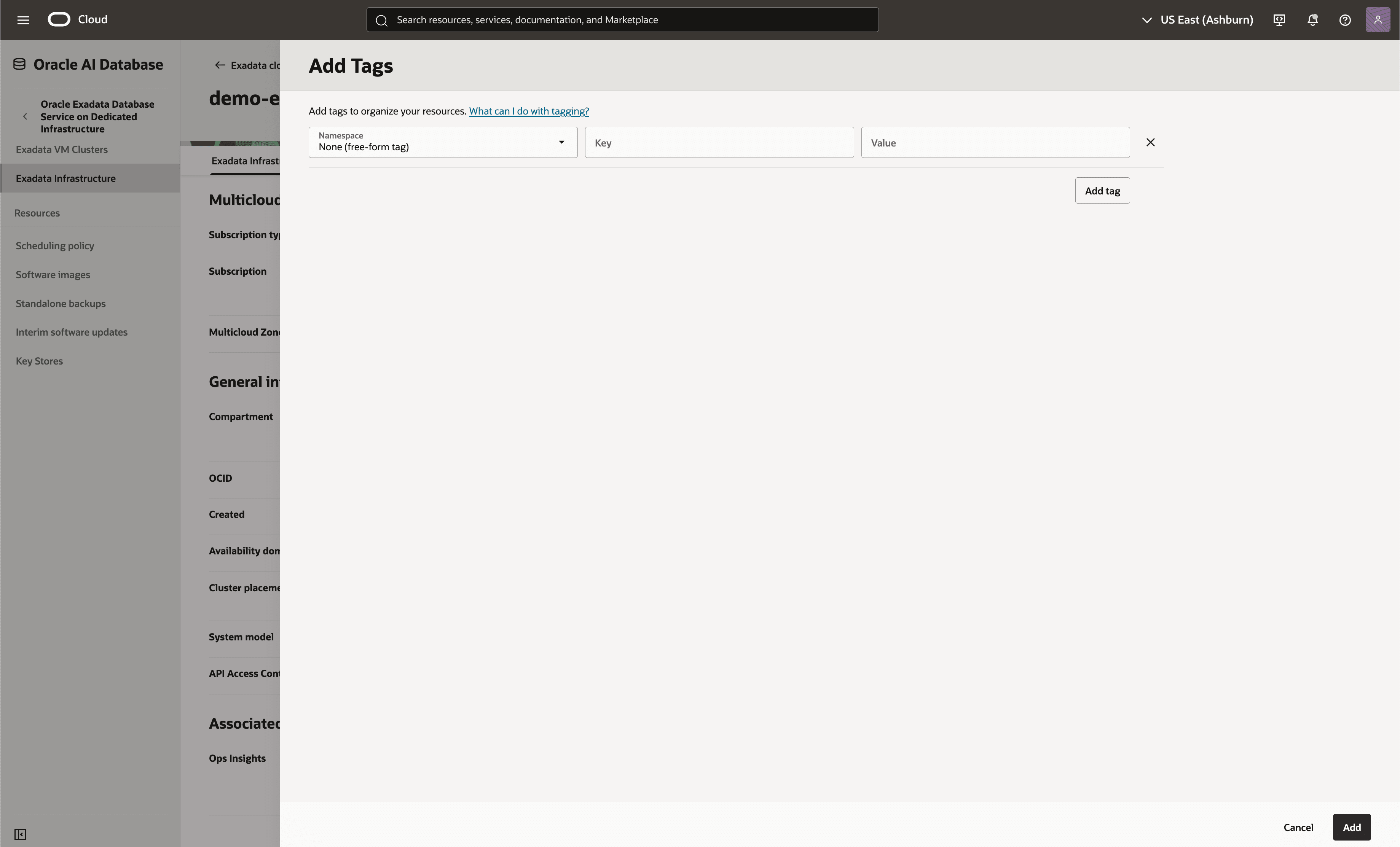 The screenshot shows how to add tags. The screenshot shows how to add tags.