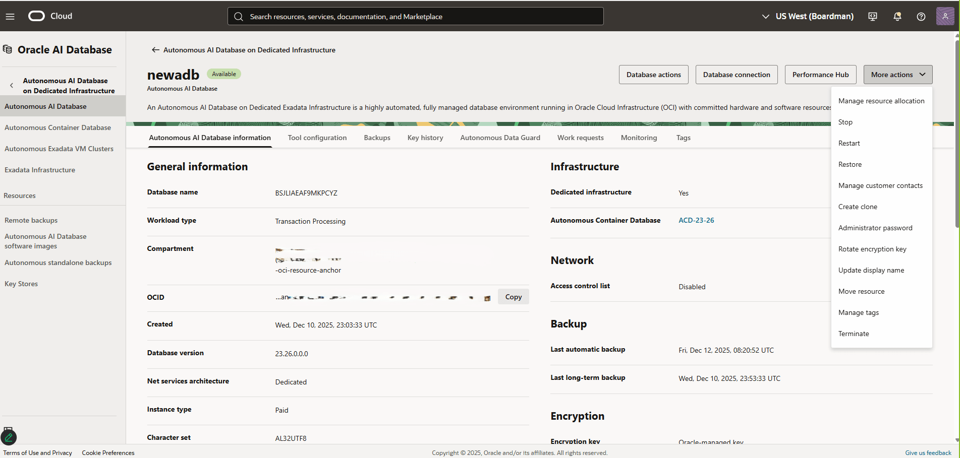 This screenshot shows how to create a clone.