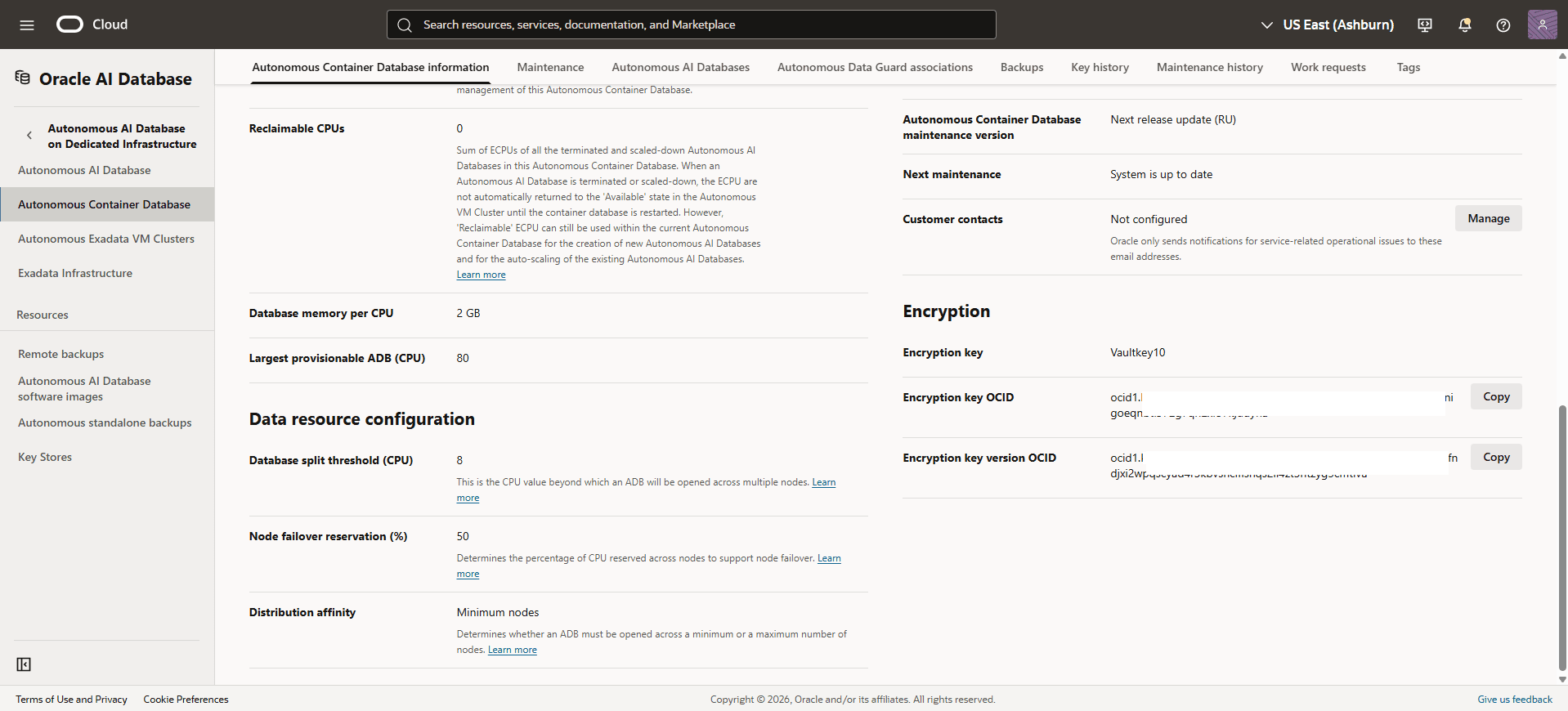 This screenshot shows how to verify the encryption method.