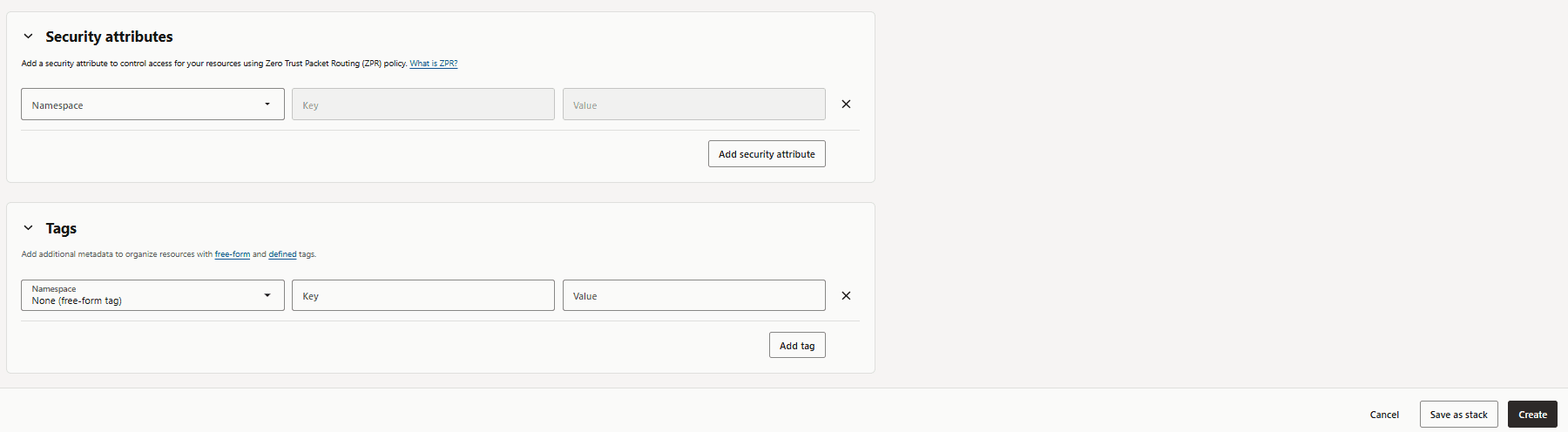 This screenshot shows how to create an Autonomous Exadata VM Cluster.