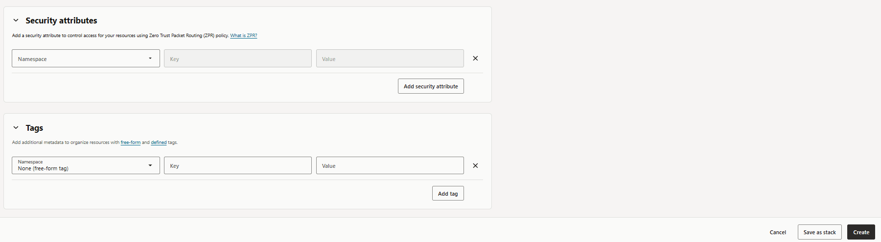 This screenshot shows how to create an Autonomous Exadata VM Cluster.