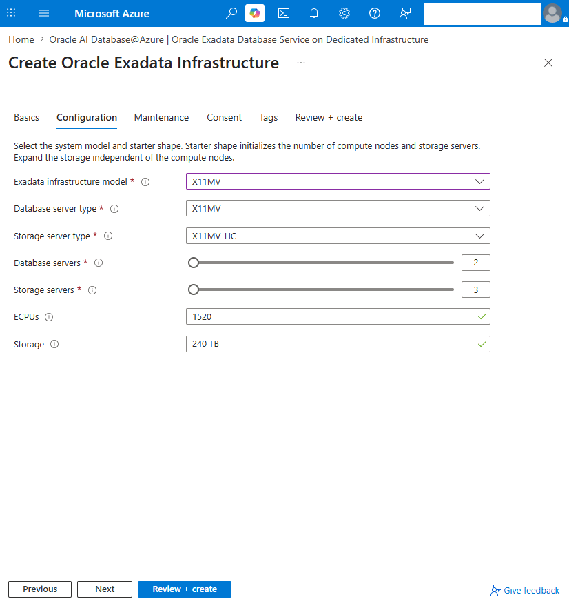 This screenshot shows the Configuration step. This screenshot shows the Configuration step.