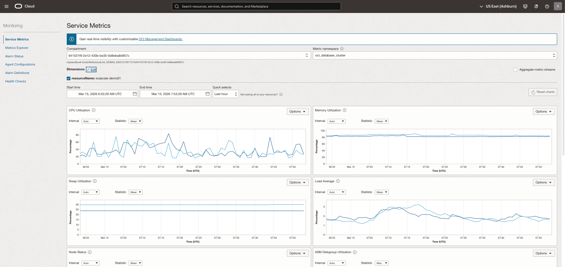 This screenshot shows how to query your metrics in Metrics Explorer.