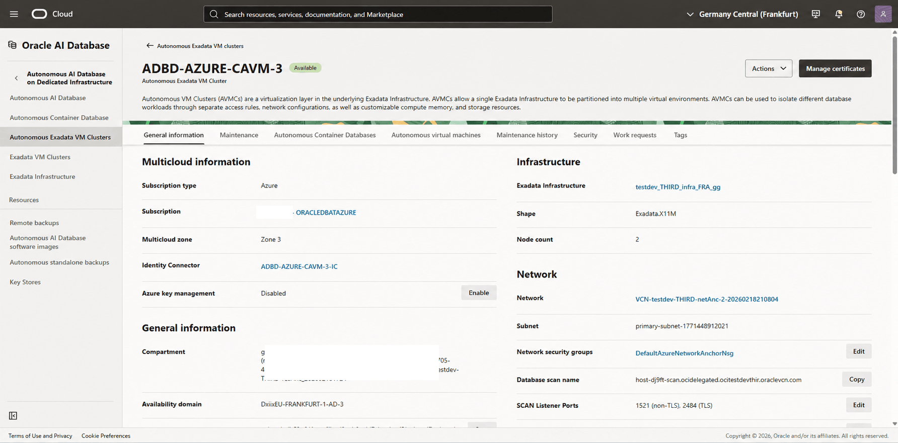 This screenshot shows how to enable AKV. This screenshot shows how to enable AKV.
