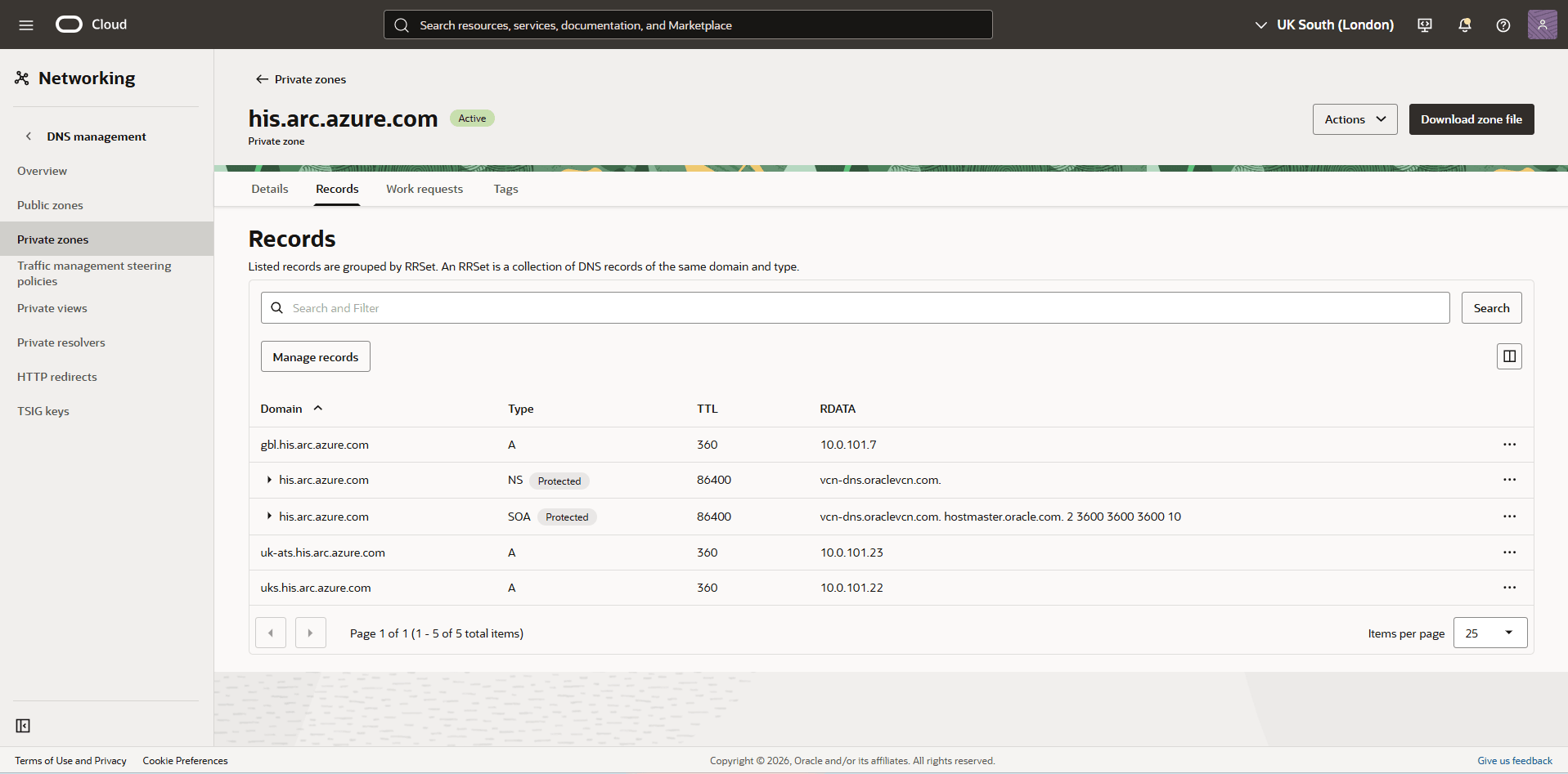 This screenshot shows how to add records.