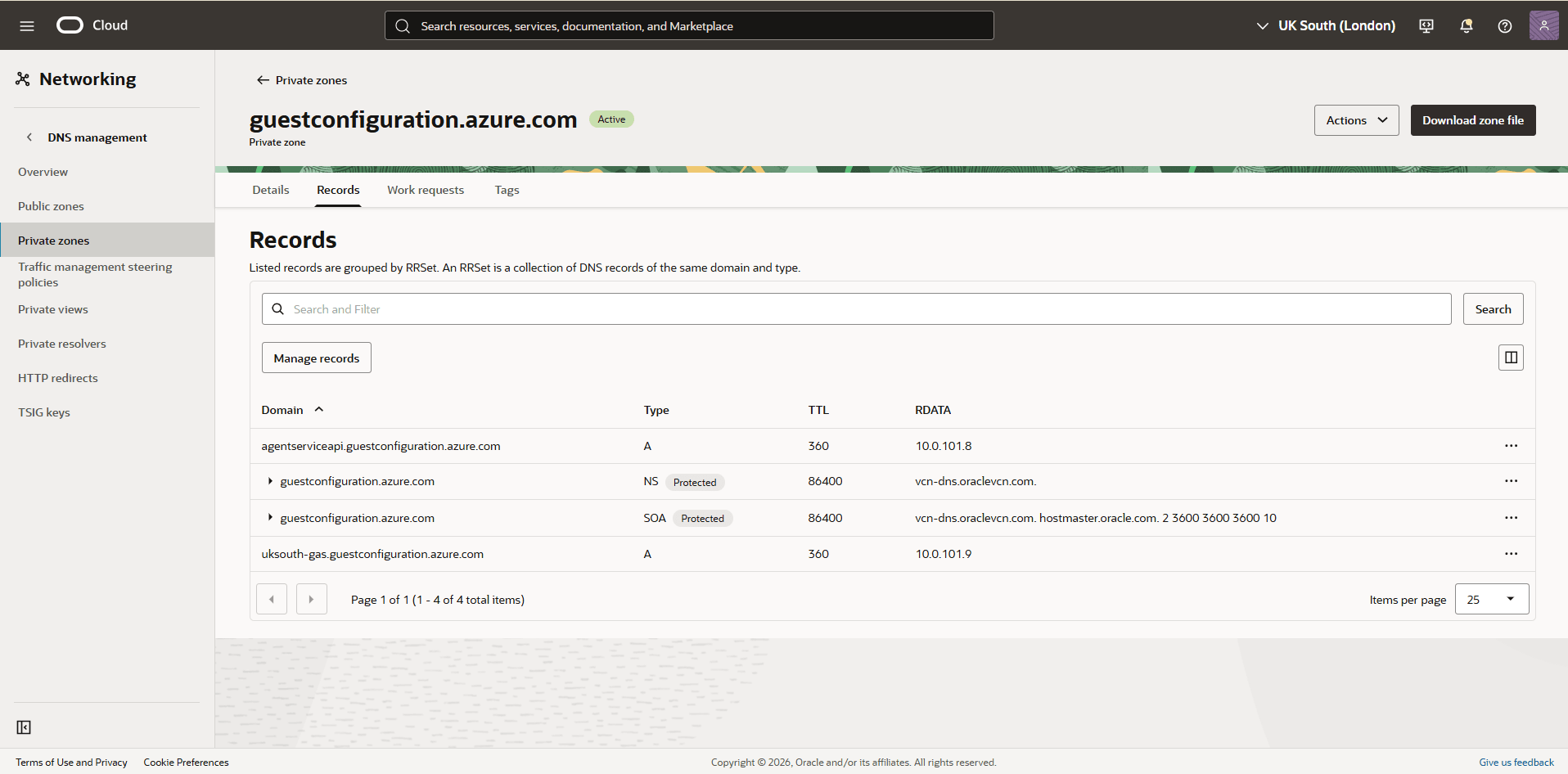 This screenshot shows how to add records.