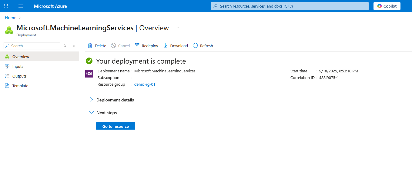 This screenshot shows how to navigate to resource.