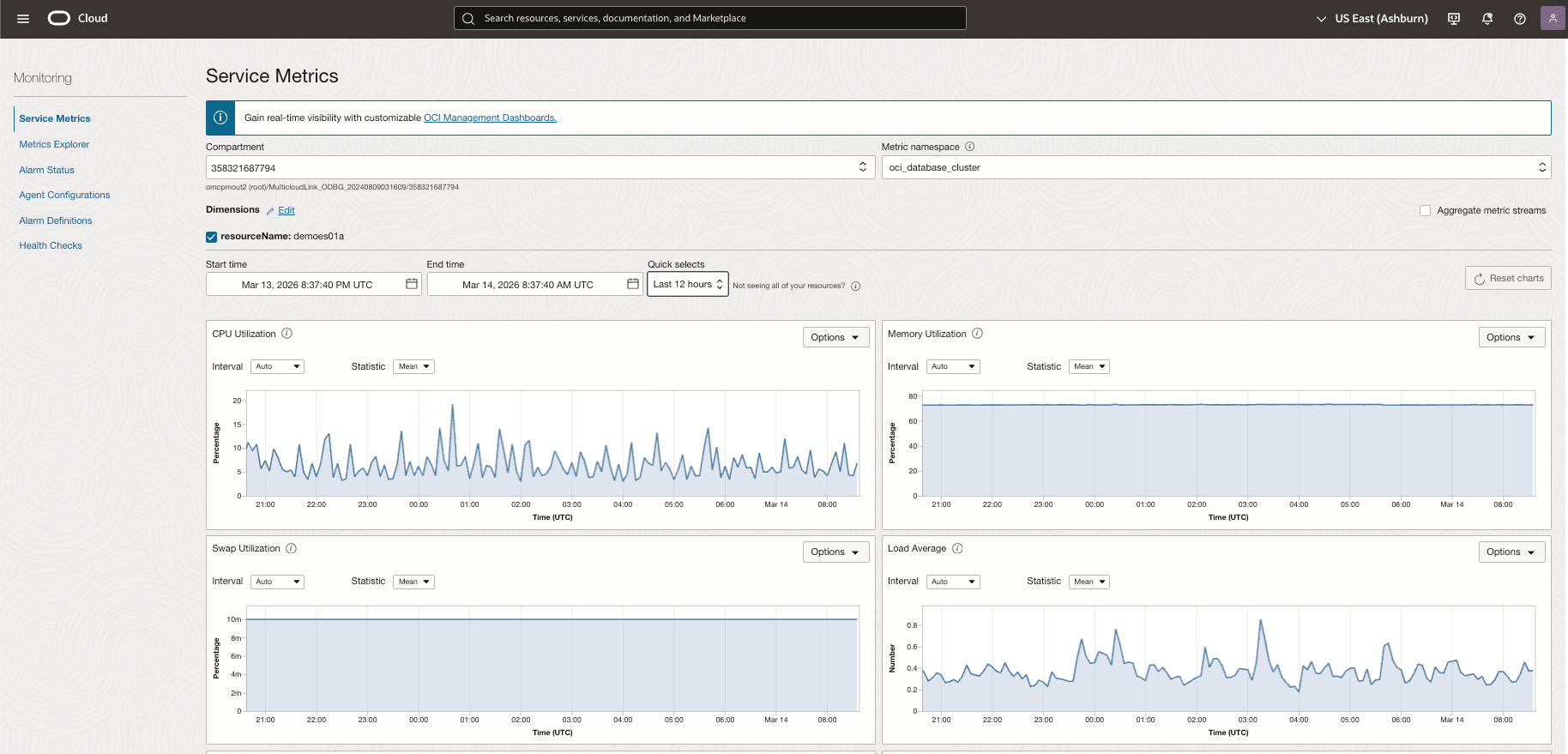 This screenshot shows how to query your metrics in Metrics Explorer.