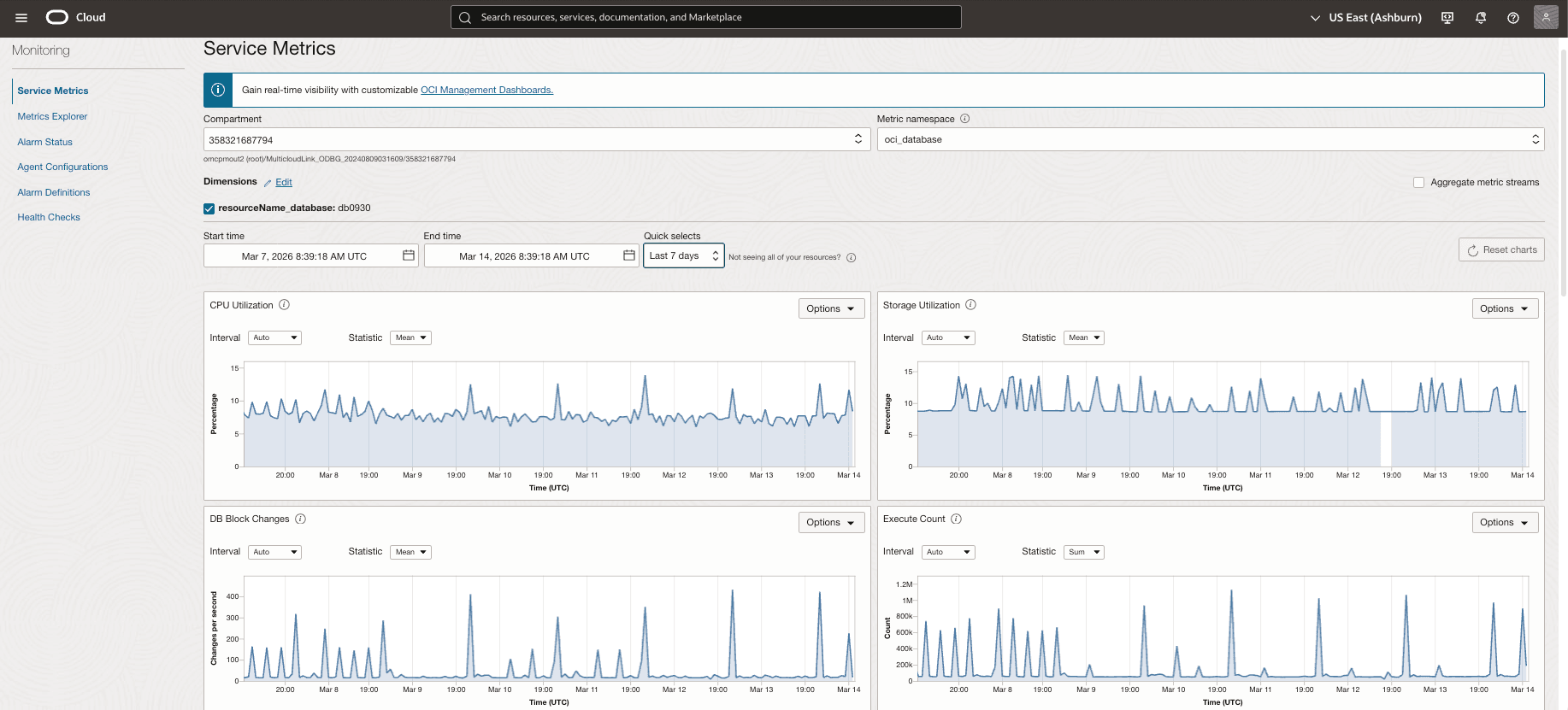 This screenshot shows how to query your metrics in Metrics Explorer.