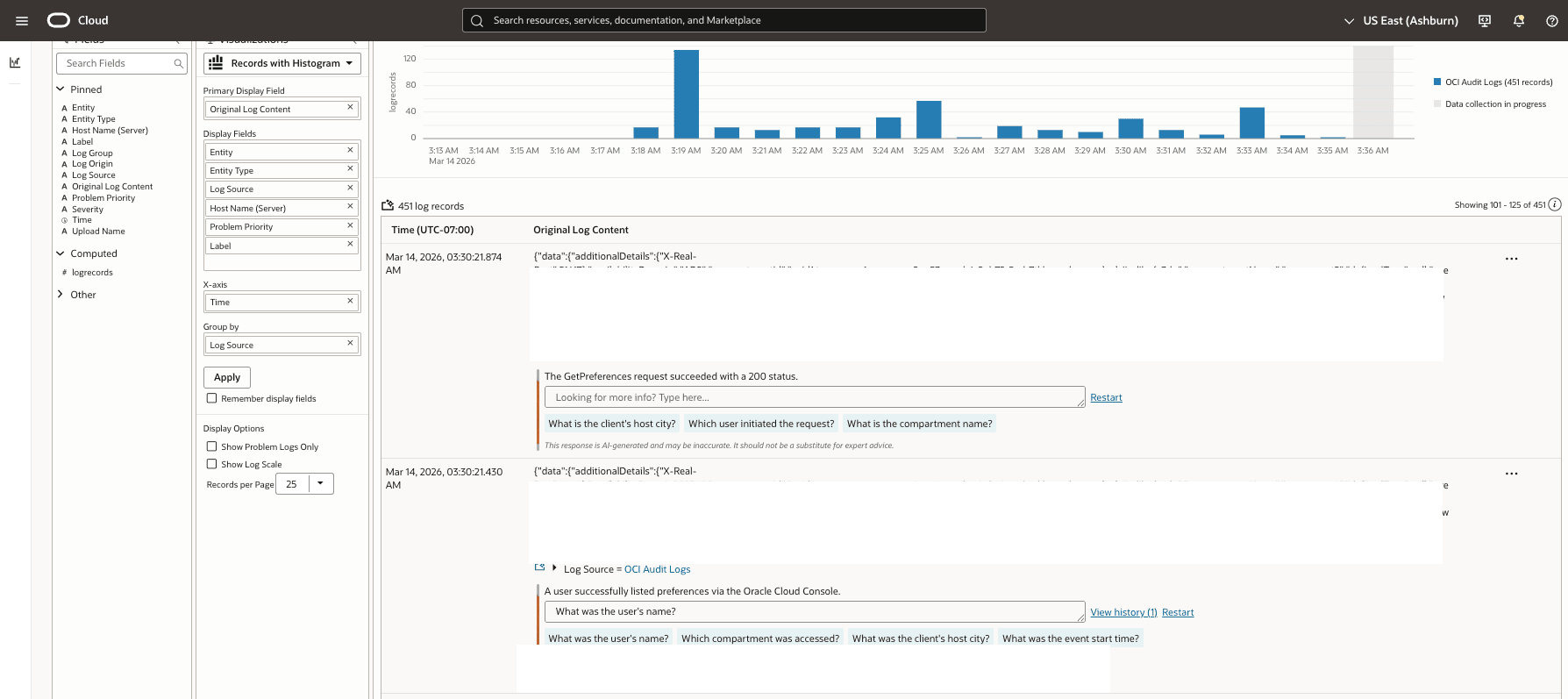 This screenshot show how to enable LoganAI.