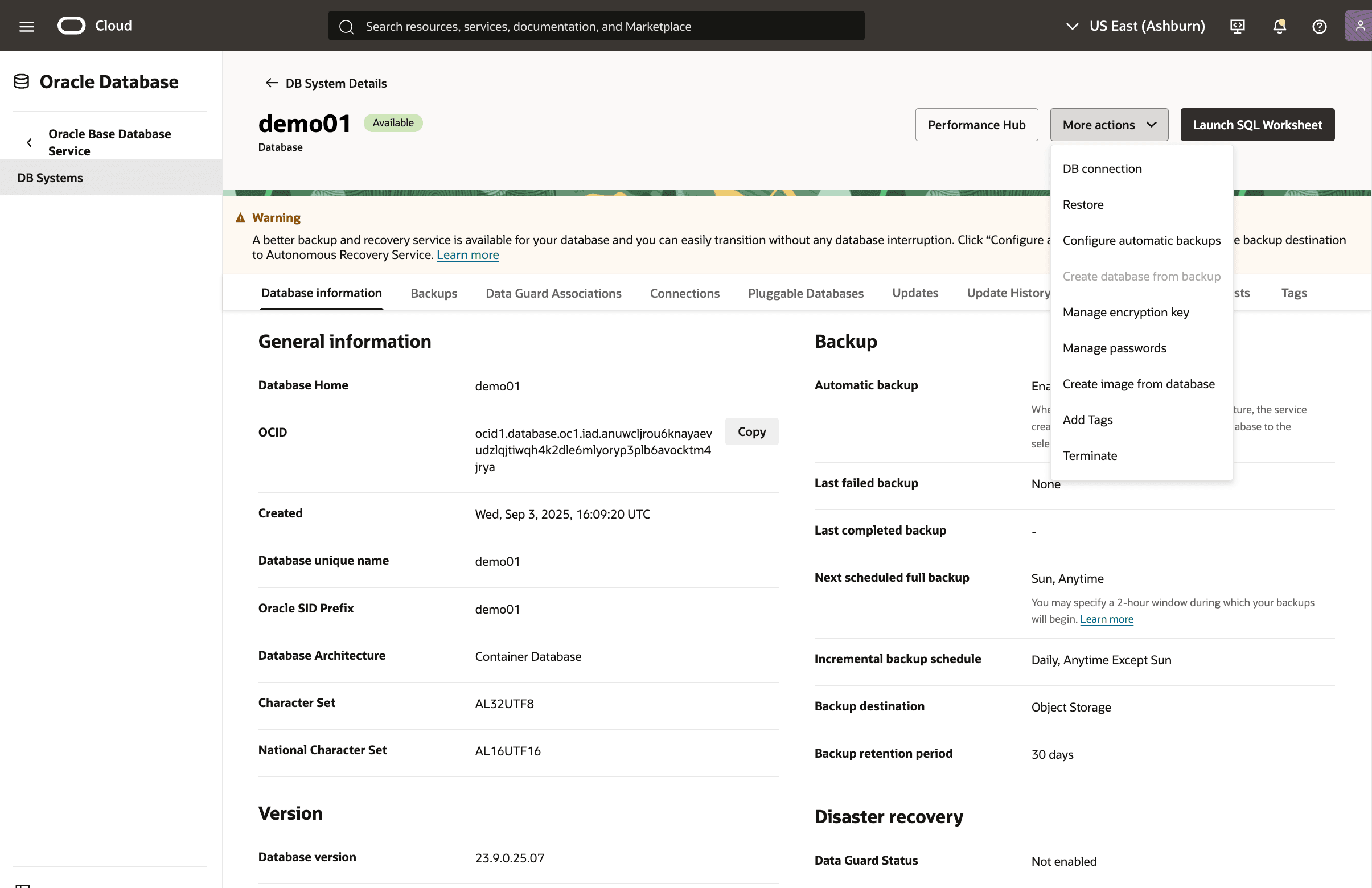 A screenshot of the modify a Base Database process. A screenshot of the modify a Base Database process.