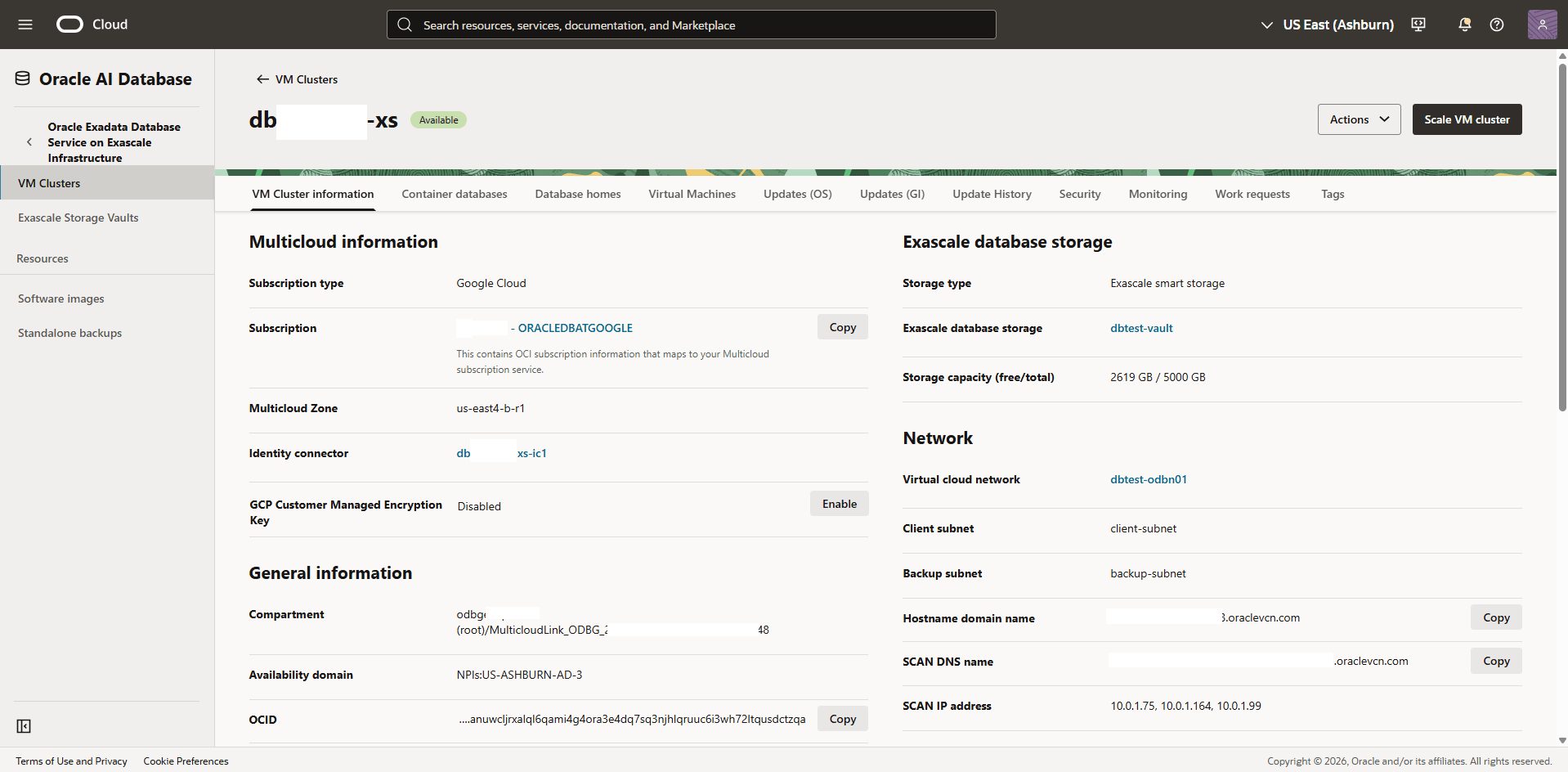 This screenshot shows how to enable Google Cloud Key Management .