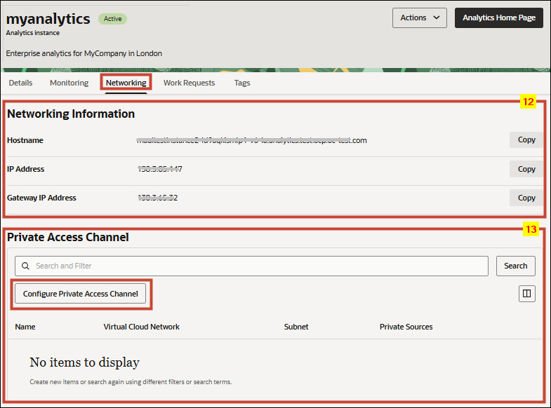 Description of oac-console-ux-networking.jpg follows