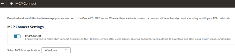 Enable MCP Connect
