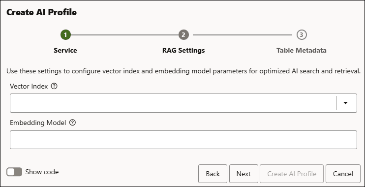 Description of create-ai-profile-ragsettings.png follows Description of create-ai-profile-ragsettings.png follows