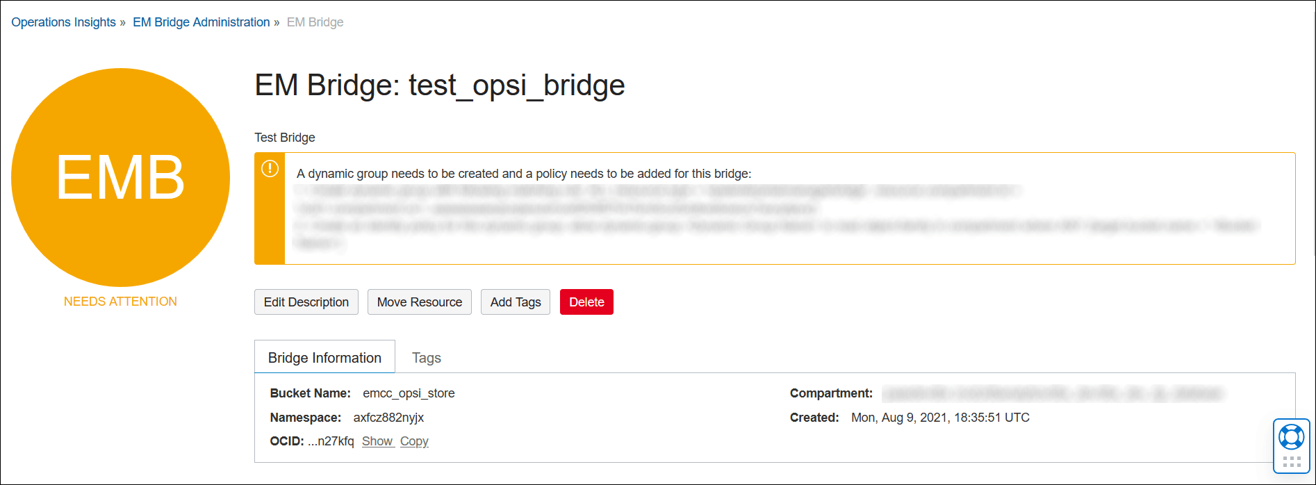 Image shows the policy information. Image shows the policy information.