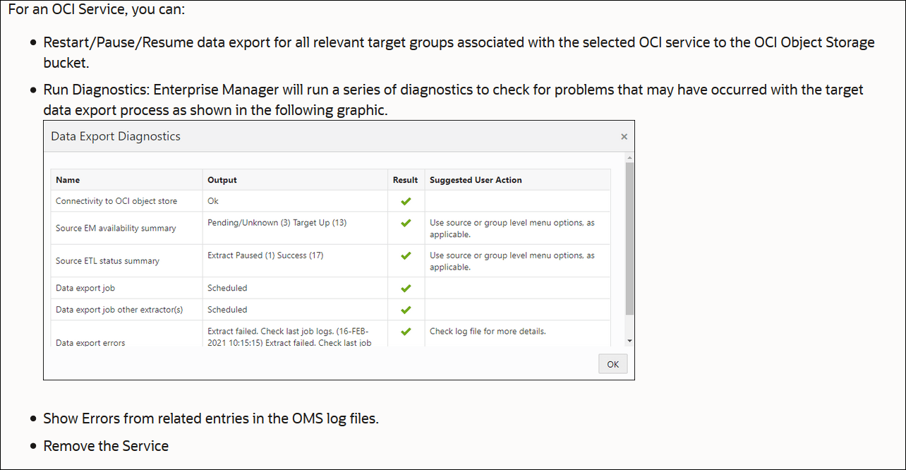 Image shows a sample diagnostic report. Image shows a sample diagnostic report.