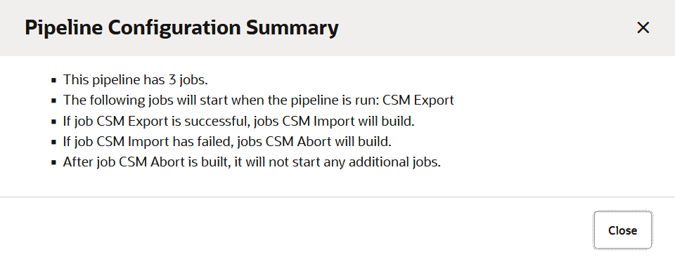 Description of csm-pipeline-configuration-summary.png follows Description of csm-pipeline-configuration-summary.png follows