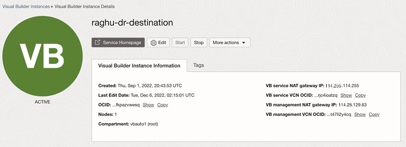 Description of admin-vbinstance-information.png follows