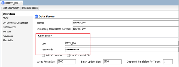 Description of odi-repo-smart-import-usercredentials.png follows