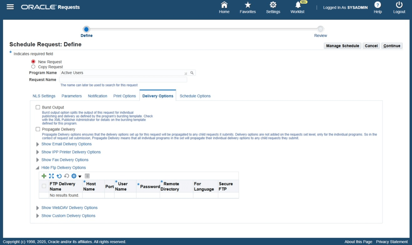 Figure 2 - SRS Delivery Options