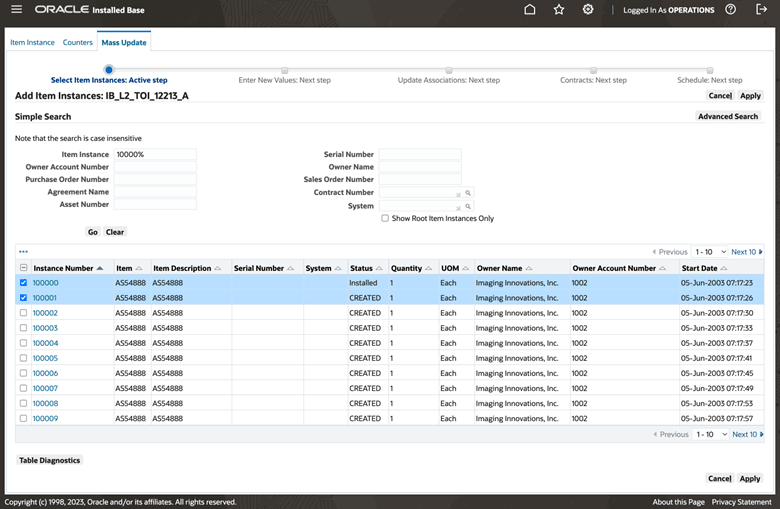 Creating a batch for mass update