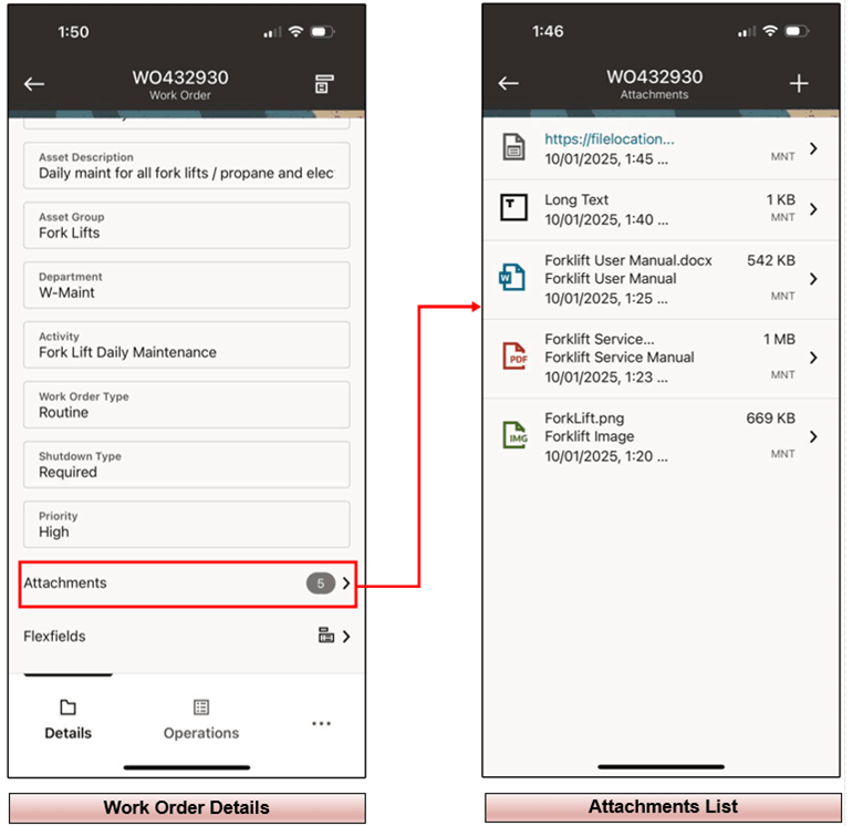 View Attachments in Offline Mode