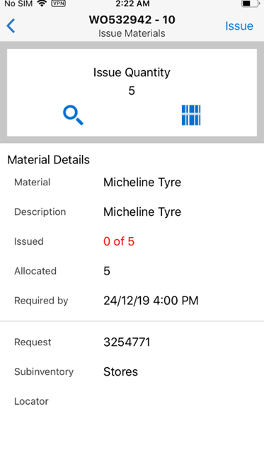 Issue Materials
