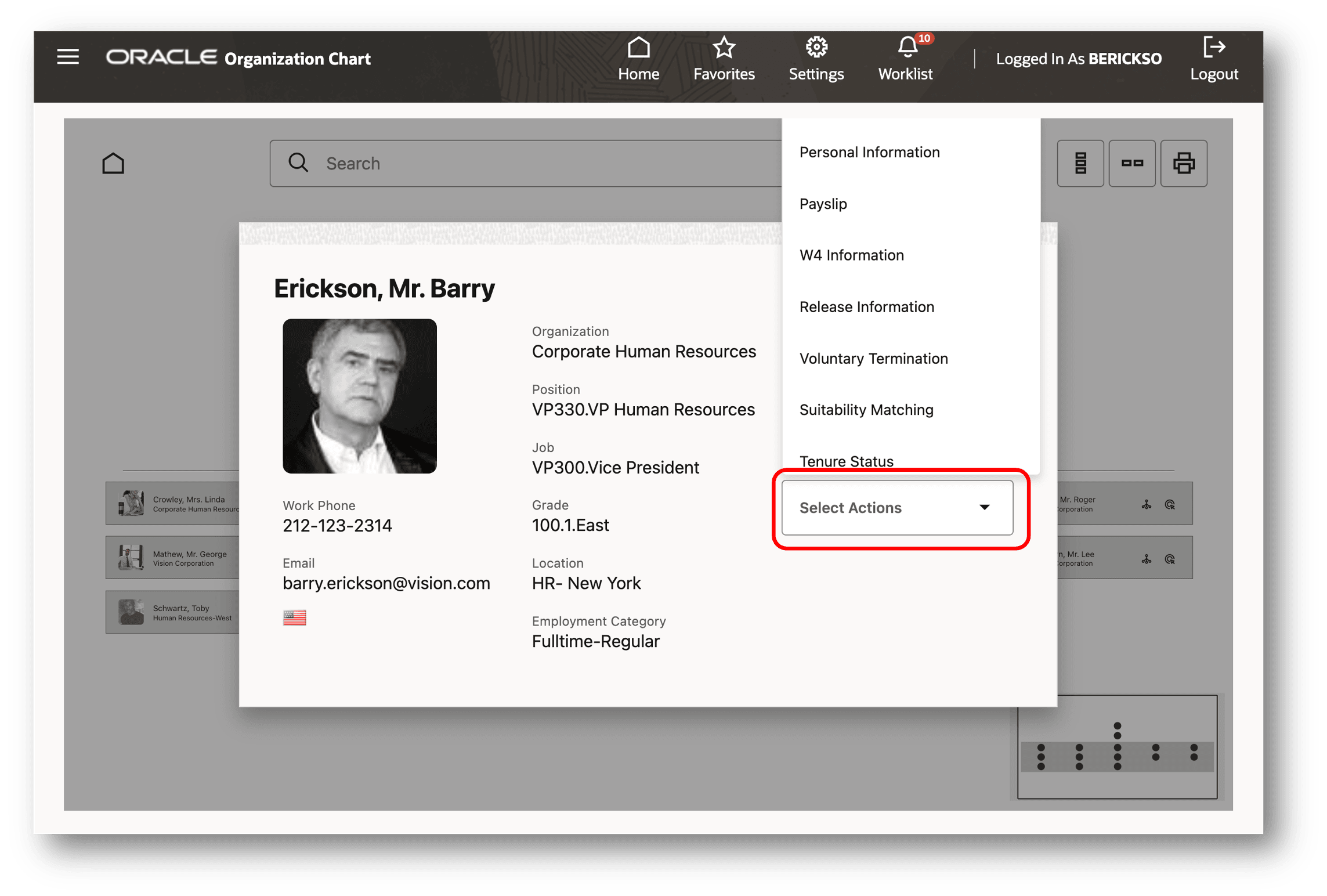 Self-Service Actions