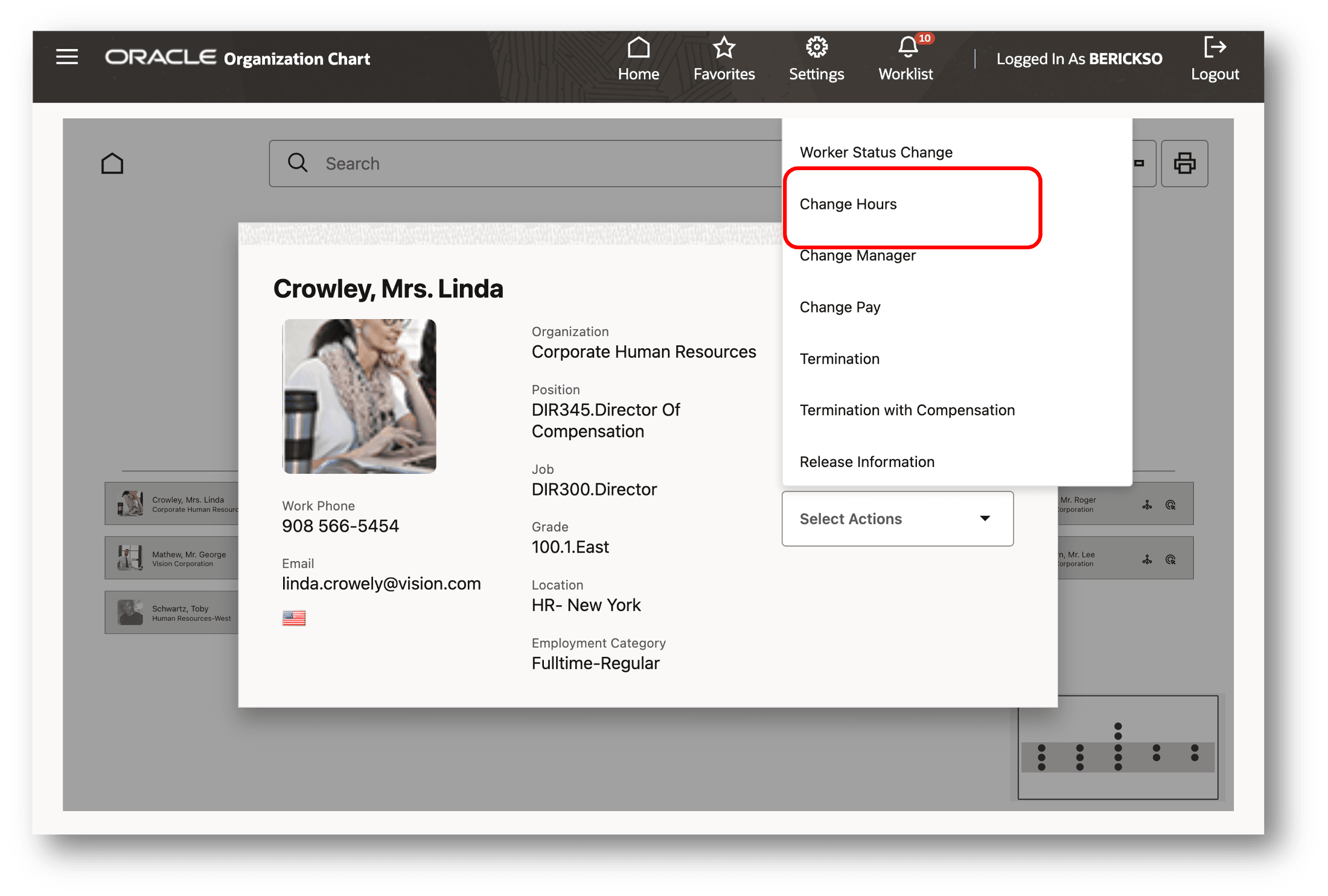 Person Assignment Details