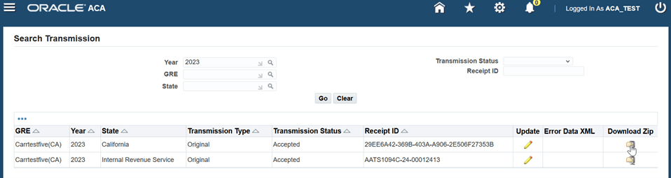 Search Transmission Page – Download Zip Link