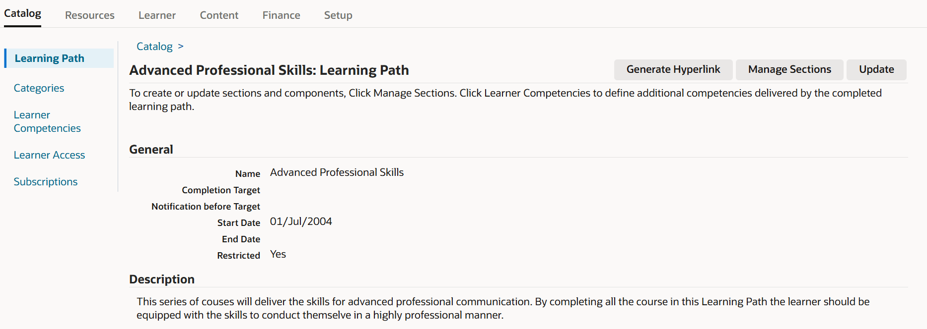 Learning Path – Generate Hyperlink