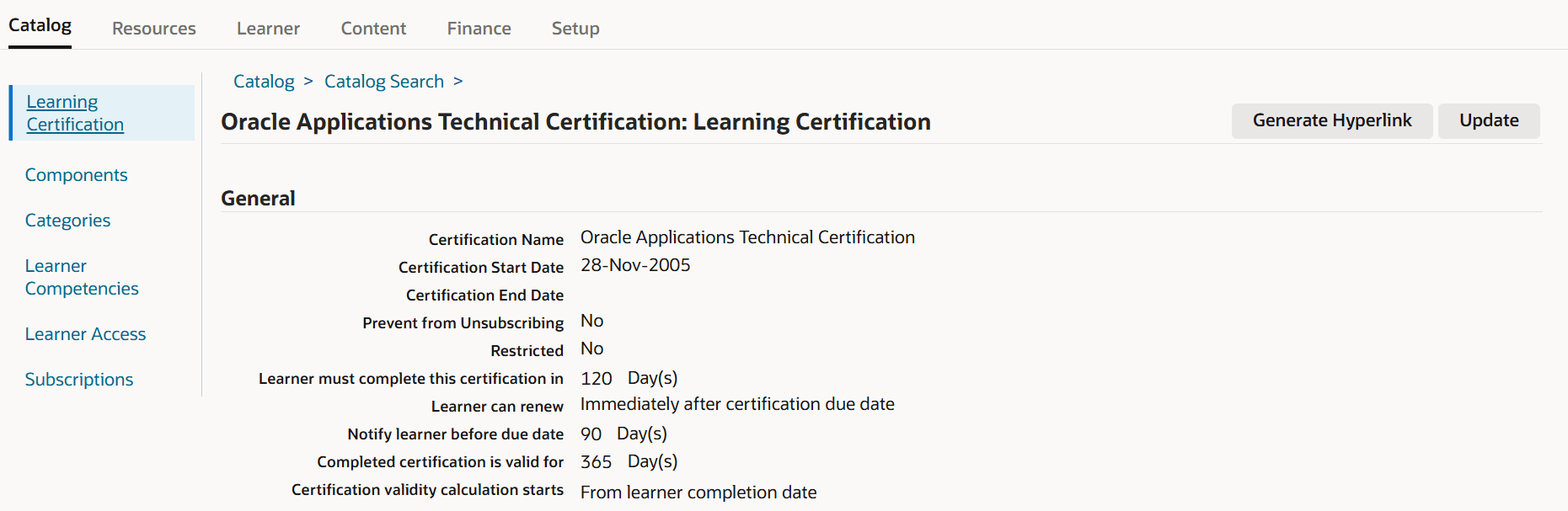  Learning Certification – Generate Hyperlink