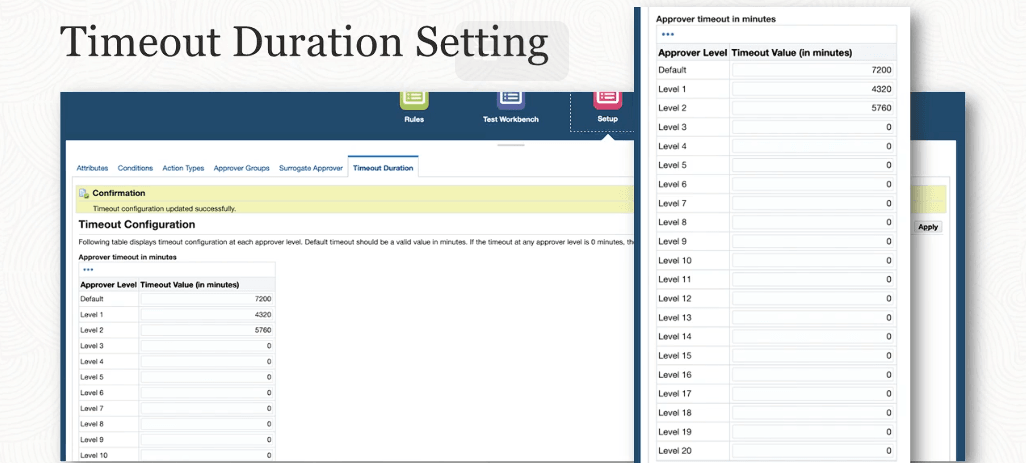 Timeout Duration Page