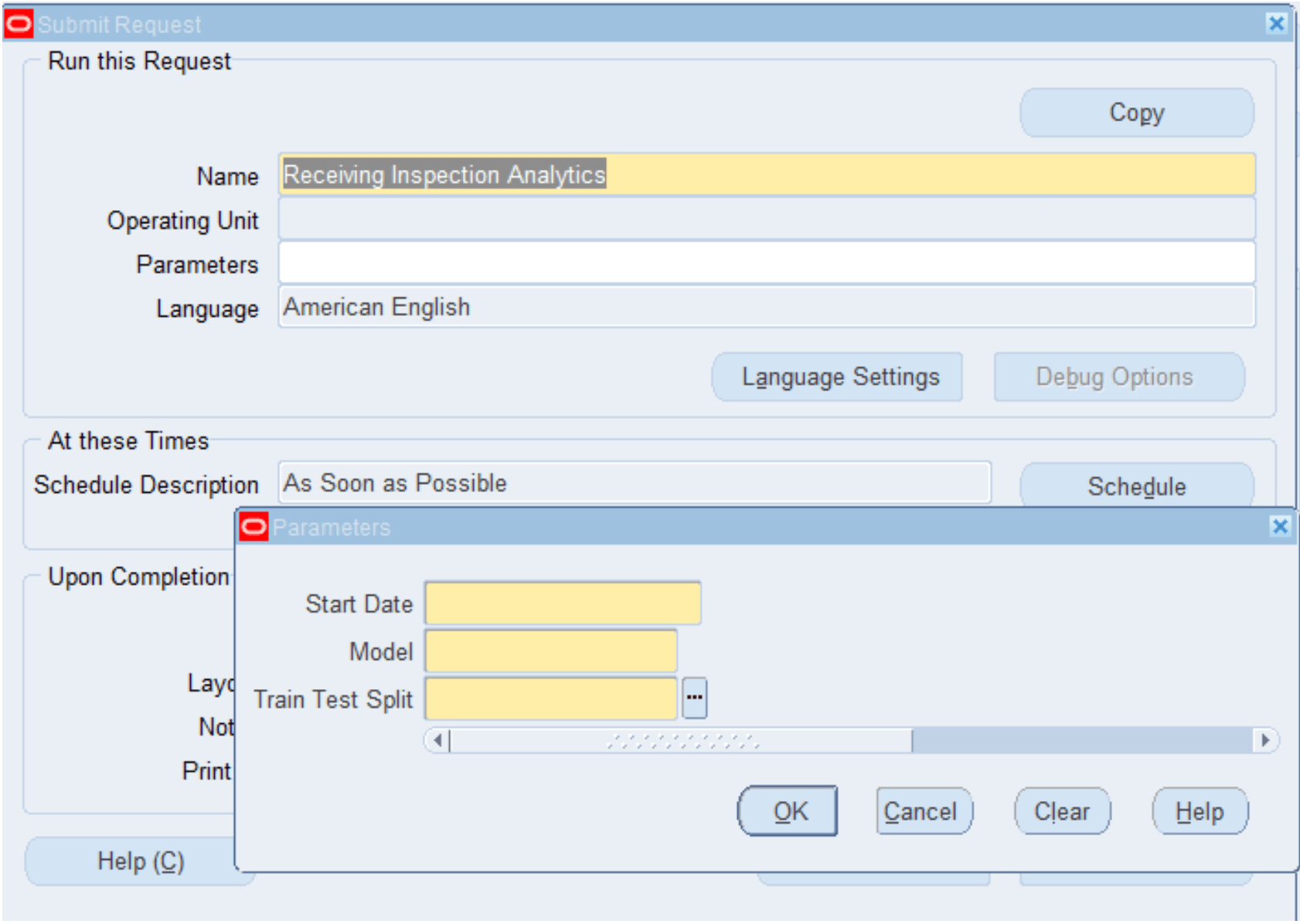 Receiving Inspection Analyitcs