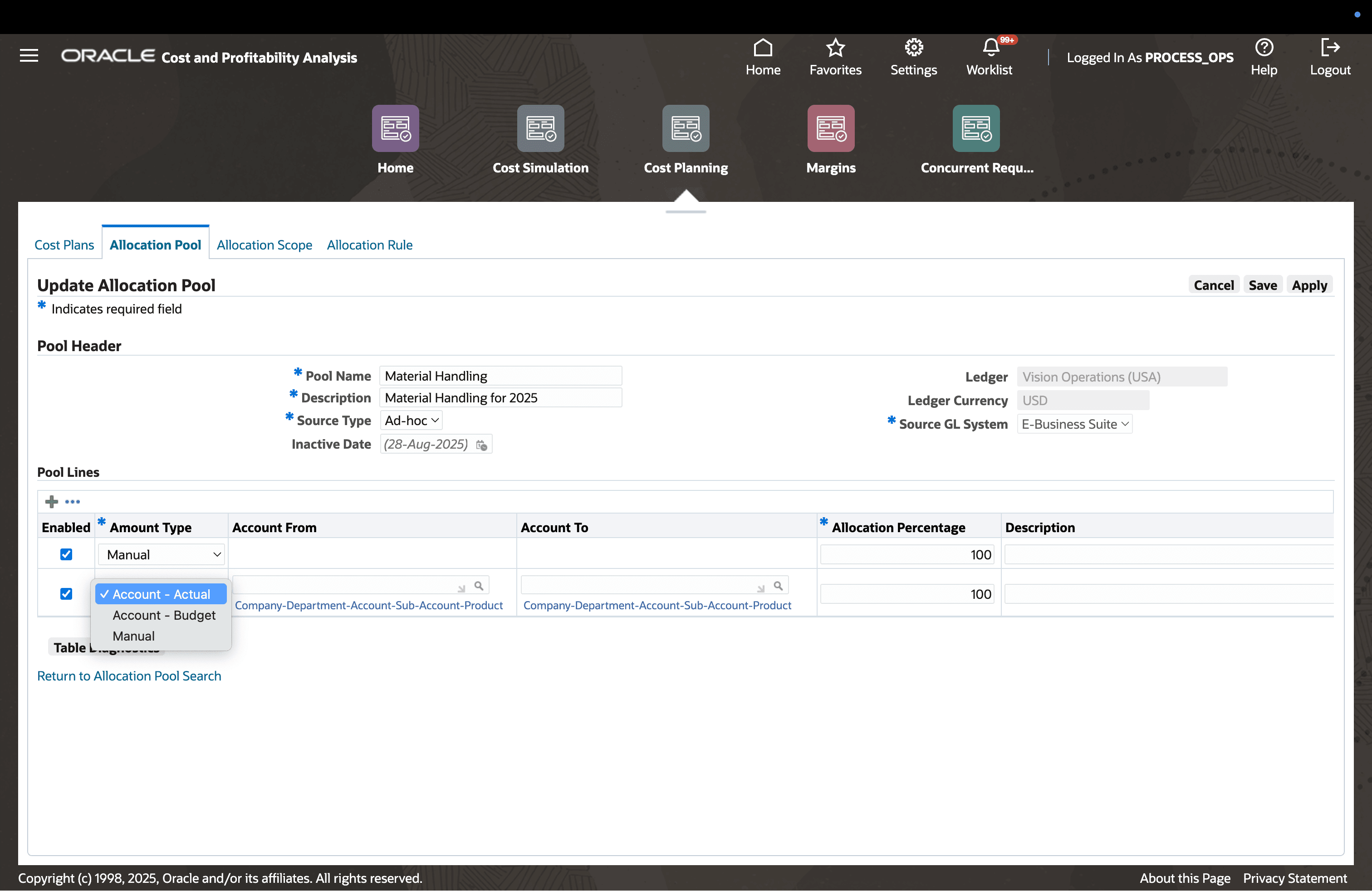 Define Allocation Pool