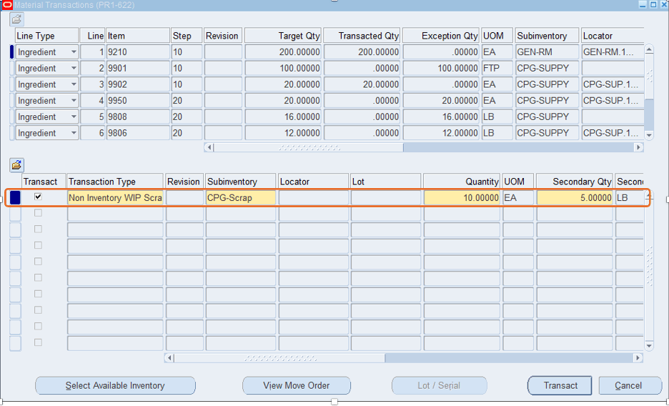Record Scrap without Pre-Defined Items